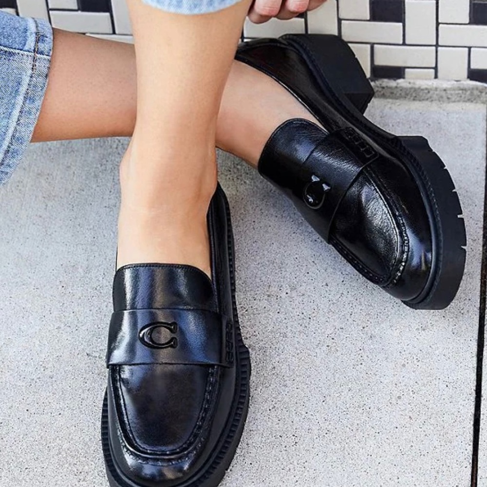 Coach Leah loafers (brand new)